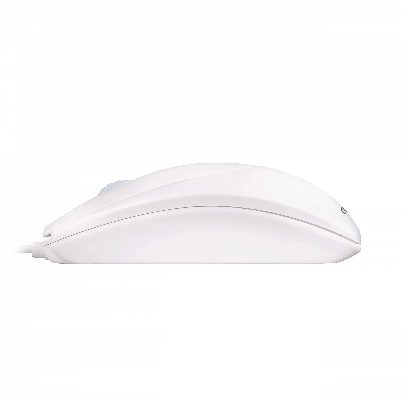 Мышь CHERRY WheelMouse Проводная, Симметричный дизайн для правшей и левшей, Оптический сенсор, USB-порт, PS/2 адаптер в комплекте, Бело-серый, фото №2