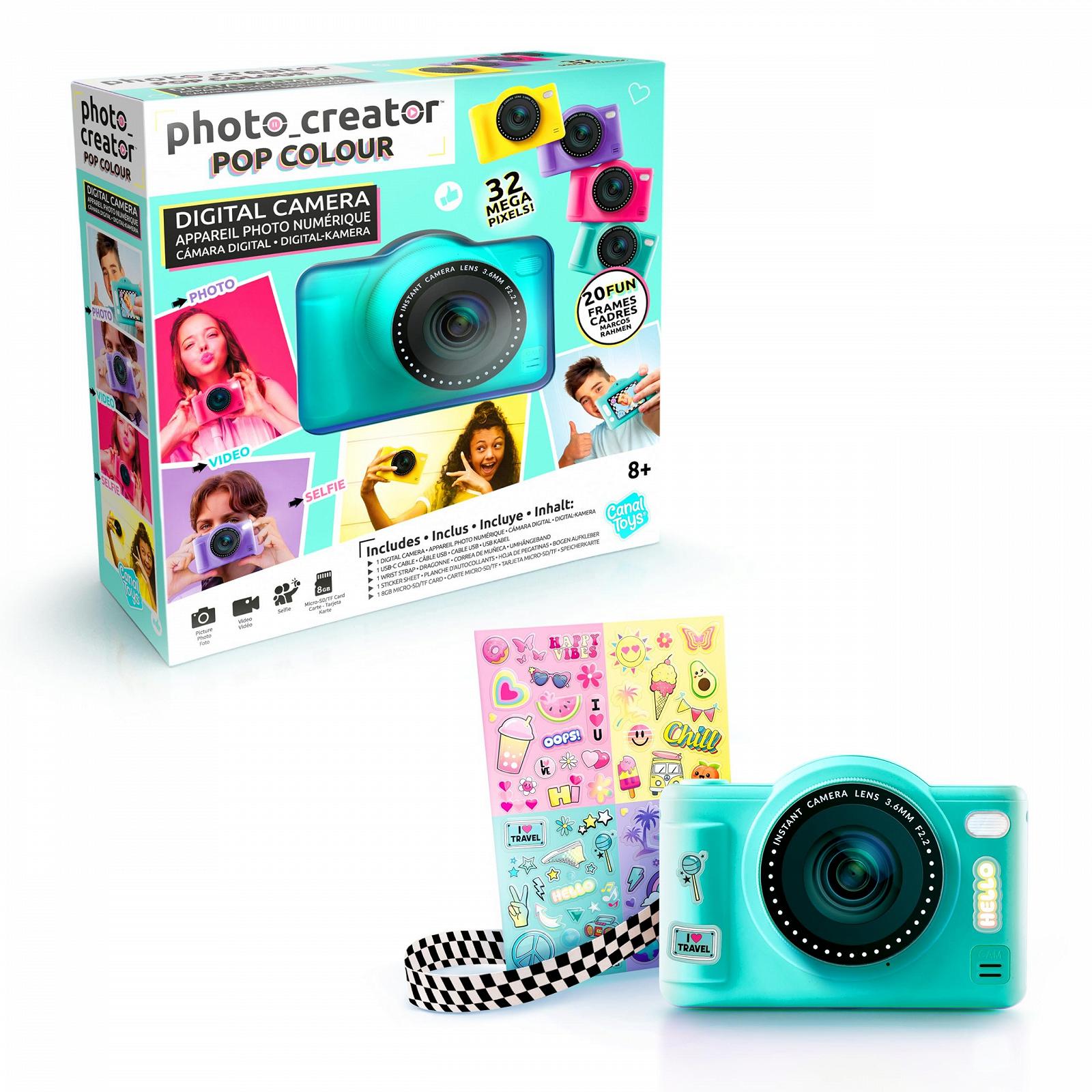Digital Camera Canal Toys CLK 043 32MP 2.4 Inch LCD 4GB SD Green, фото №1