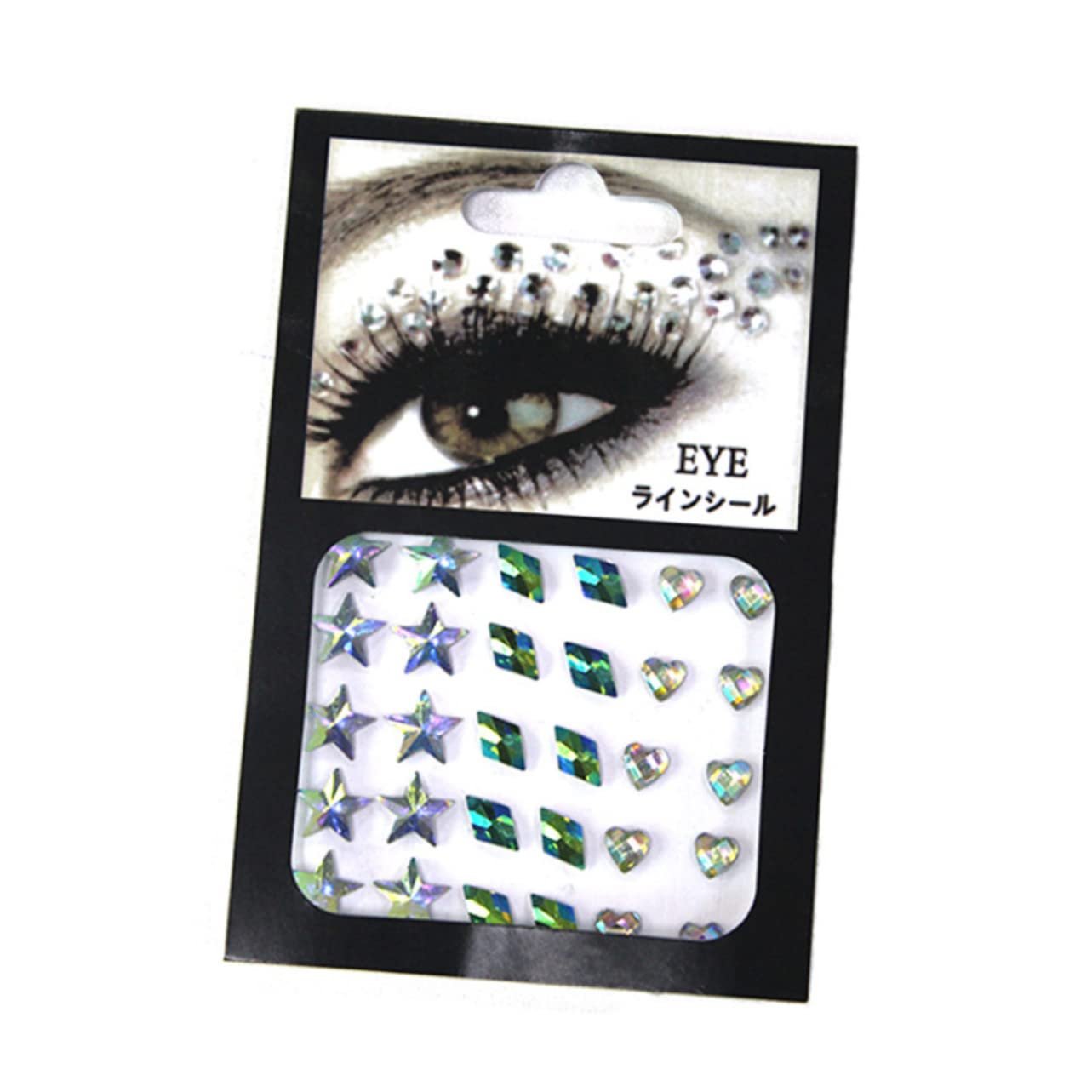 Стразы акриловые FRCOLOR 5 листов на клейкой основе для тела, глаз, лица, фото №1 Стразы акриловые FRCOLOR 5 листов на клейкой основе для тела, глаз, лица, фото №1