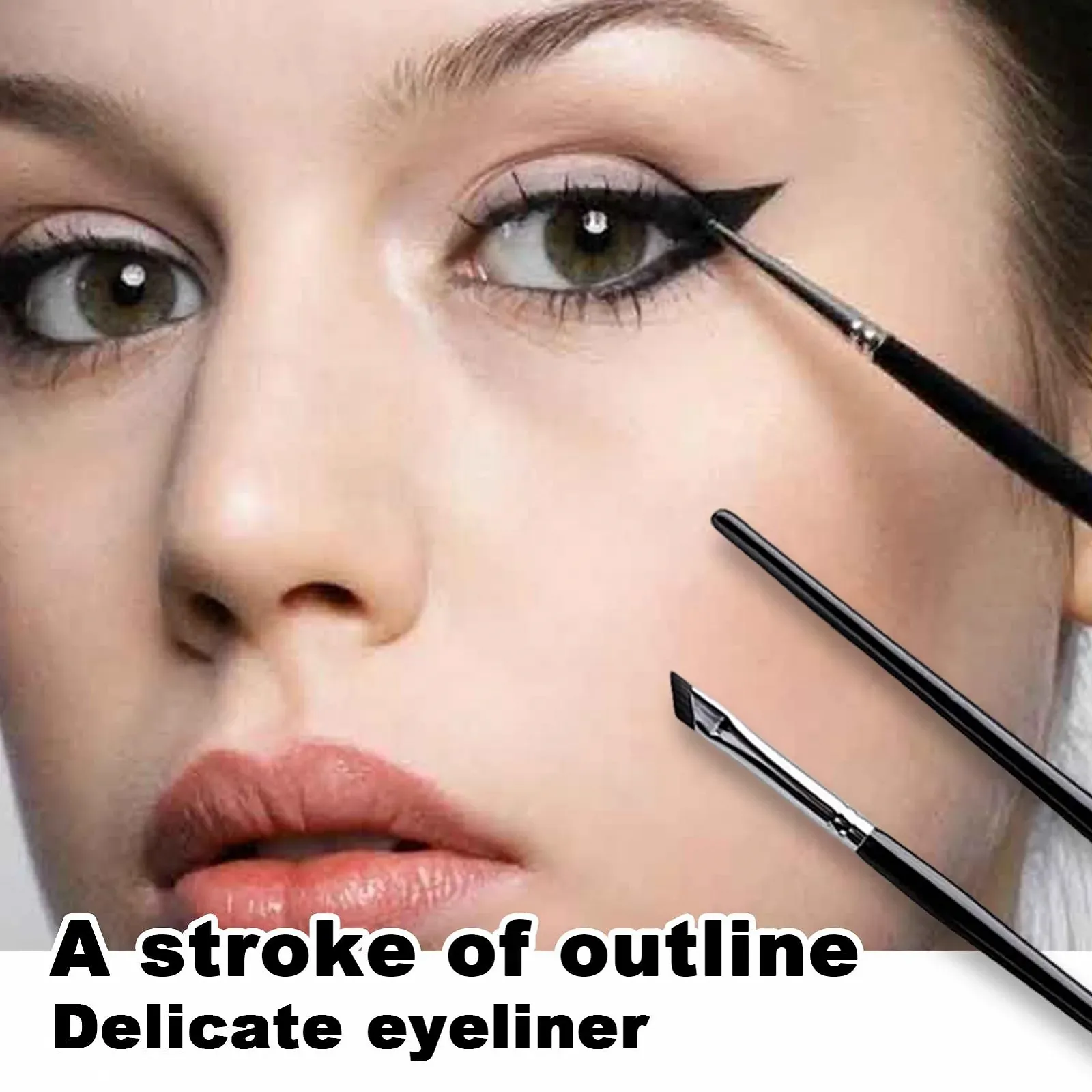 Пензлі для брів, Маленький косий тонкий, фото №4