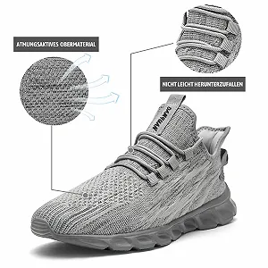 Кросівки Linenghs Спортивні Бігові Взуття Сірий EU 42 ціна на synthetic.ua - Фото 1 Кросівки Linenghs Спортивні Бігові Взуття Сірий EU 42 synthetic.ua - Фото 1