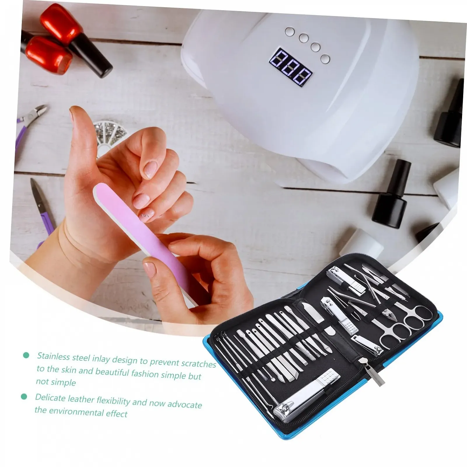 Набор для маникюра WRITWAA 26 предметов, фото №7 Набор для маникюра WRITWAA 26 предметов, фото №7