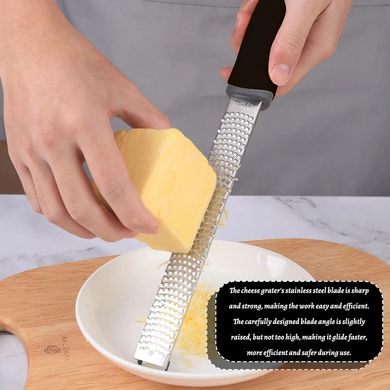 Терка для часнику, пармезану Срібляста, фото №4