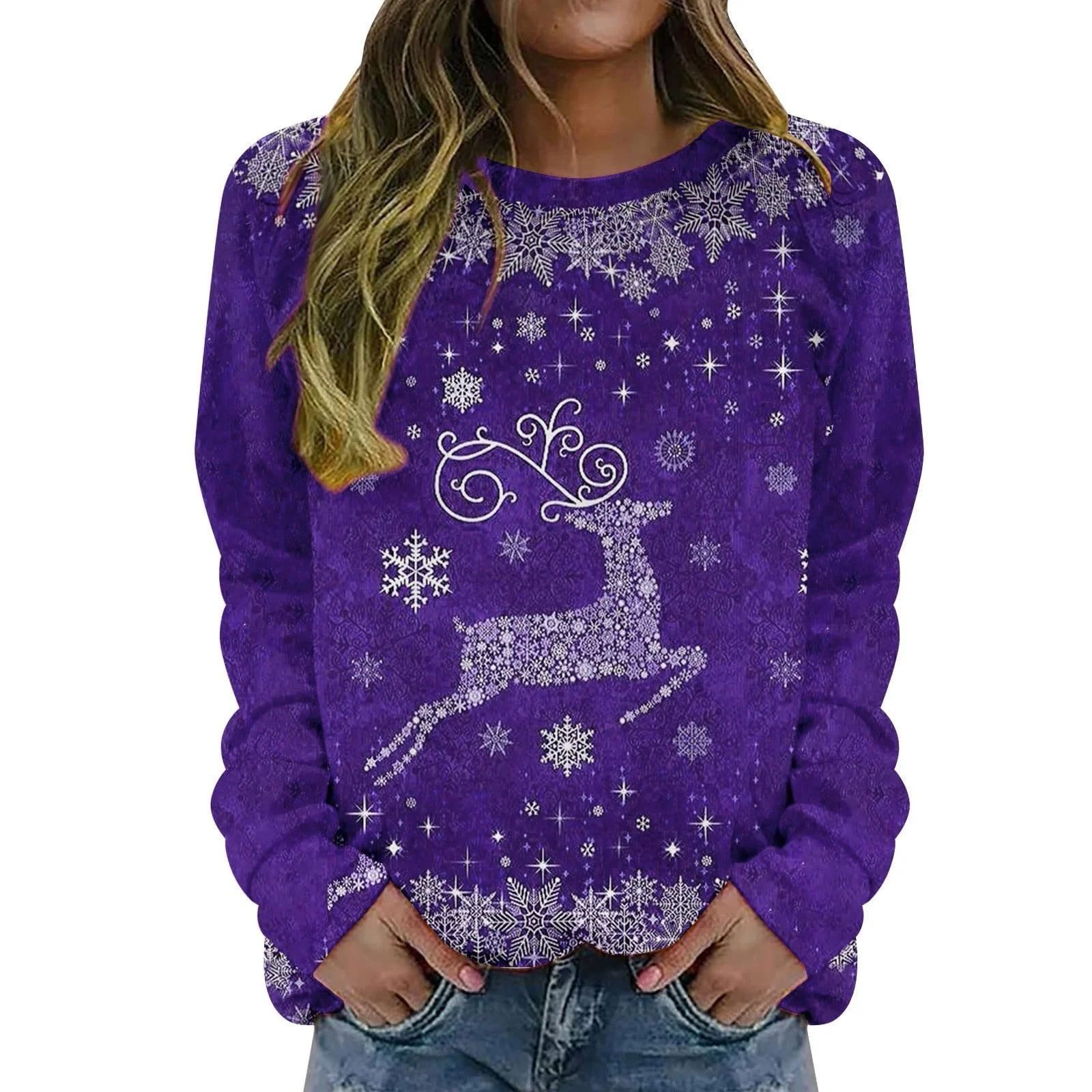 Женский свитшот Generisch Классический Oversized, фото №1