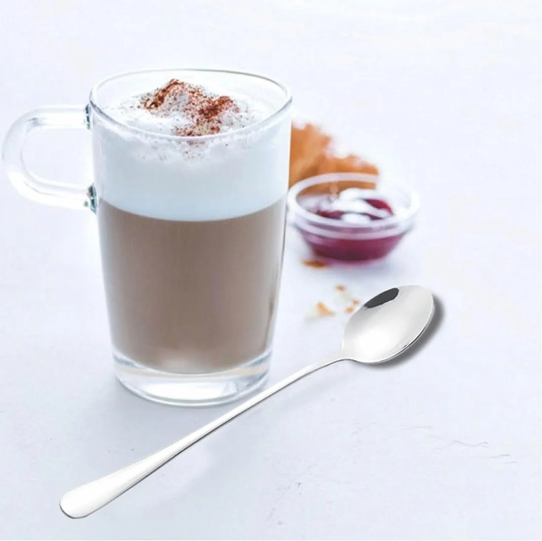 Ложка чайна BANSHAN, 14.5 см, ложка для кави з нержавіючої сталі, для еспресо, десертна, фото №5