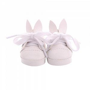 Обувь Aeromdale Cute Rabbit Ears для 14.5 дюймов BJD 1/6 Кукла Белый 1 Пара synthetic.ua - Фото 1