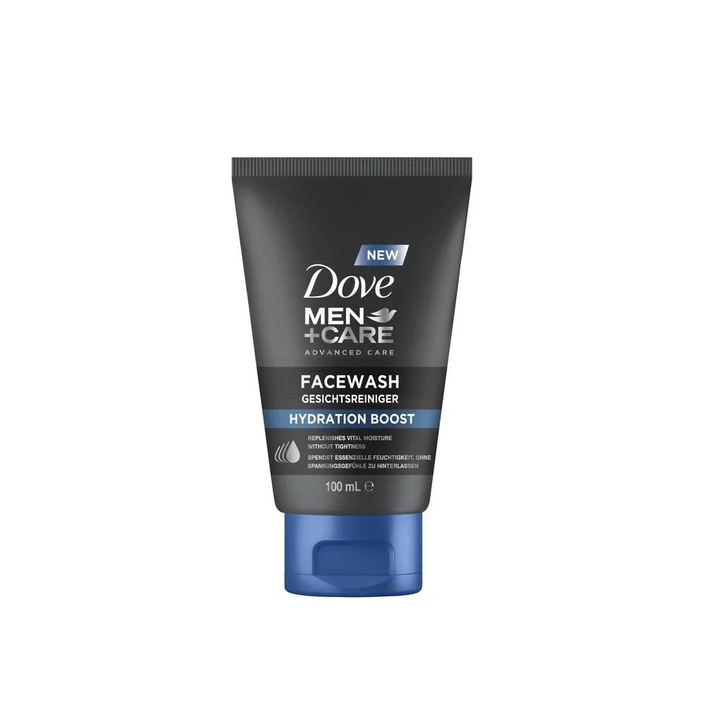Засіб для вмивання Dove Men+Care Hydration Boost для чоловіків Зволоження 1 x 100 мл, фото №1