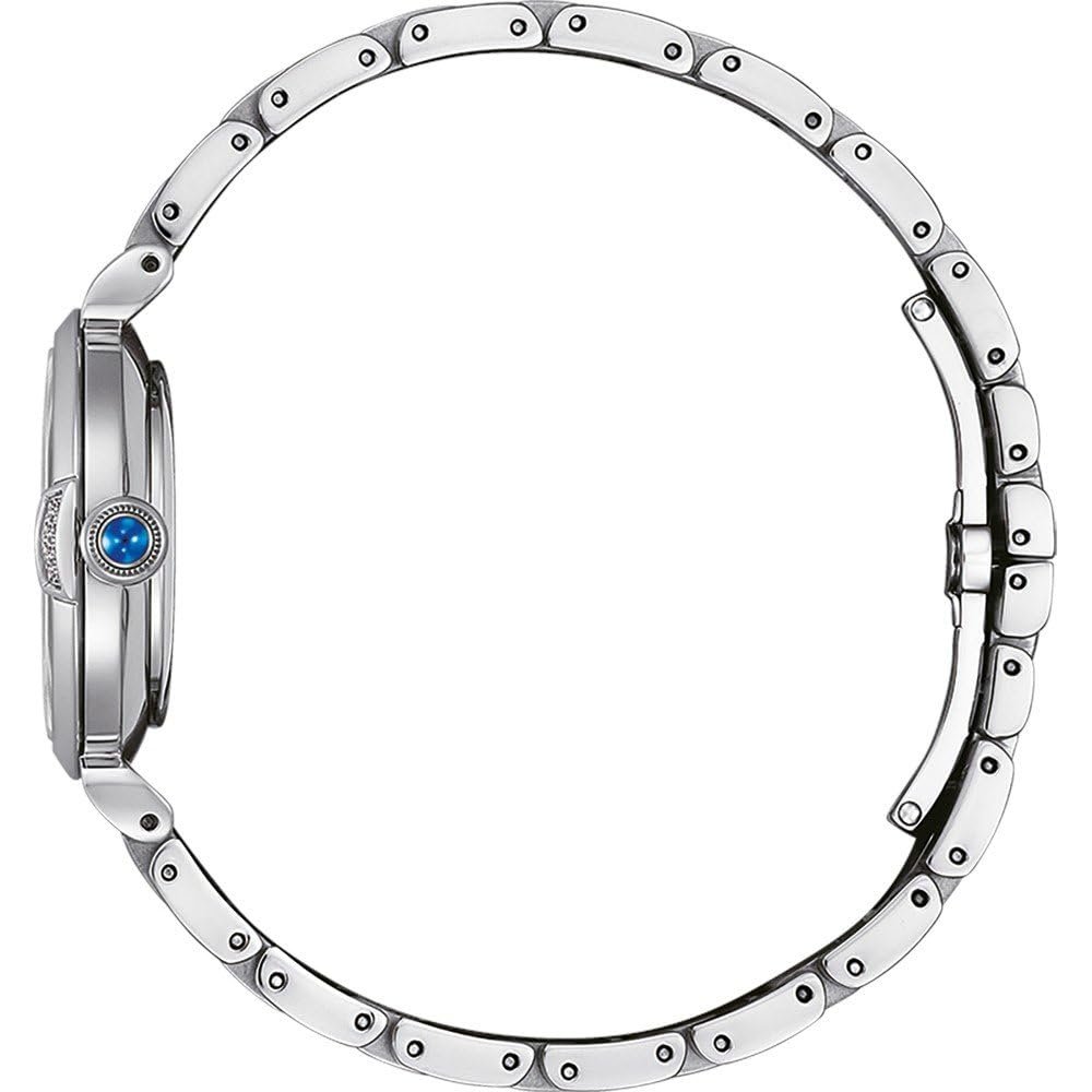 Часы наручные Кварцевые Аналоговые Женские CITIZEN EM1060-87N серебряный, фото №4
