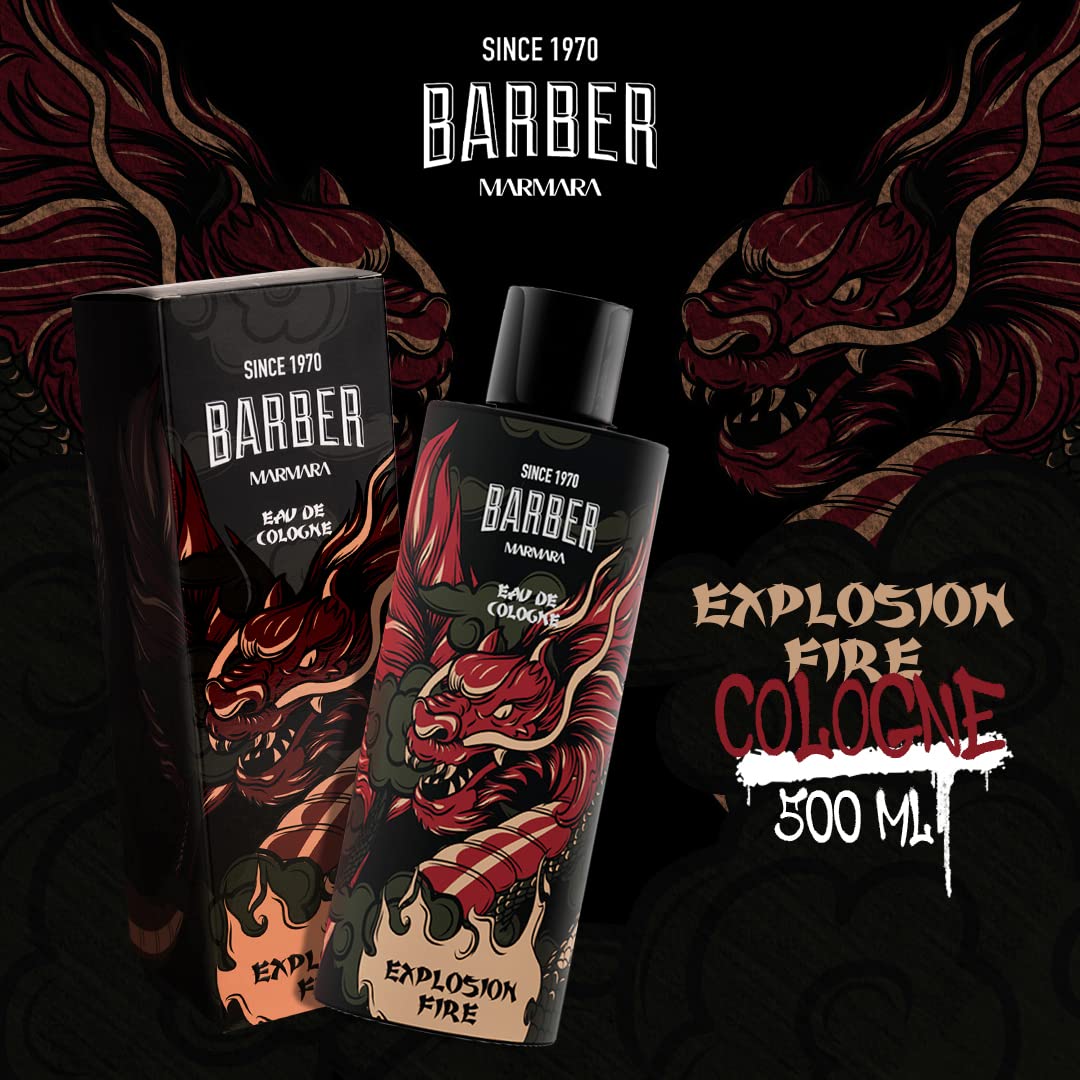 Eau de Cologne Barber Marmara Explosion Fire Limited Edition 500 мл, фото №4