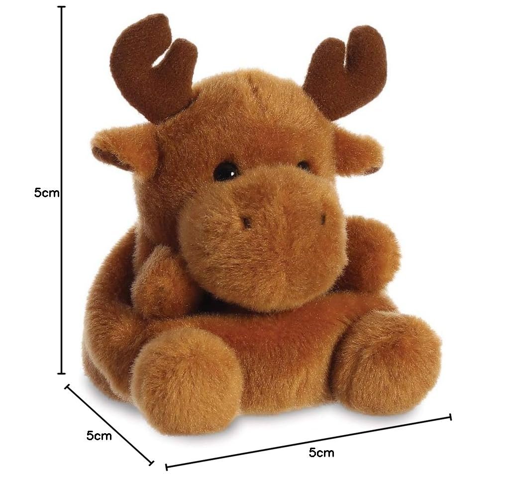 Мягкая игрушка Aurora World Palm Pals Reindeer 99132 13 см коричневый, фото №4 Мягкая игрушка Aurora World Palm Pals Reindeer 99132 13 см коричневый, фото №4