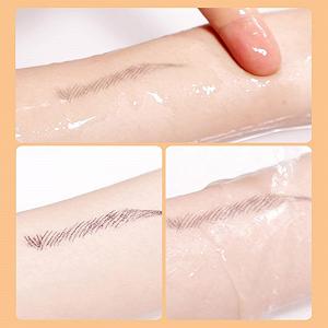 Карандаш Augenbrauen wasserfester 4 Gabelspitzen 24 Stunden 01# Blaugrünbraun, 02# Graubraun, 03# Grauschwarz B synthetic.ua - Фото 1