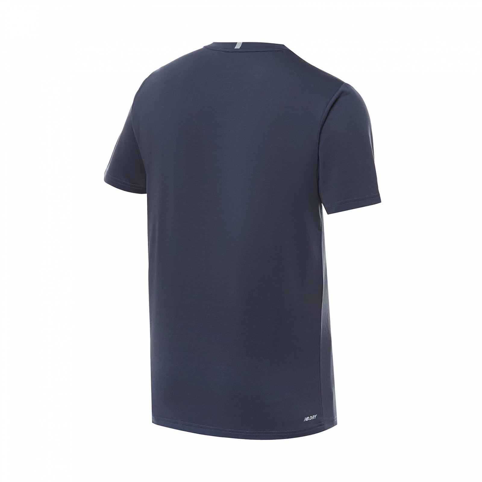 Футболка New Balance Core Run Short Sleeve MT11205THN Синий XL, фото №2