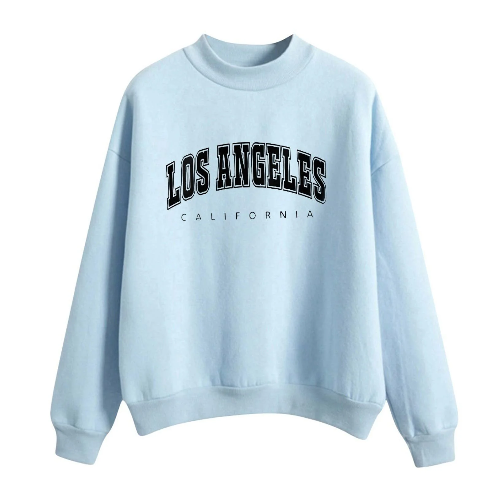 Женский свитшот Los Angeles Калифорния Круглый вырез Легкий Однотонный, фото №1 Женский свитшот Los Angeles Калифорния Круглый вырез Легкий Однотонный, фото №1