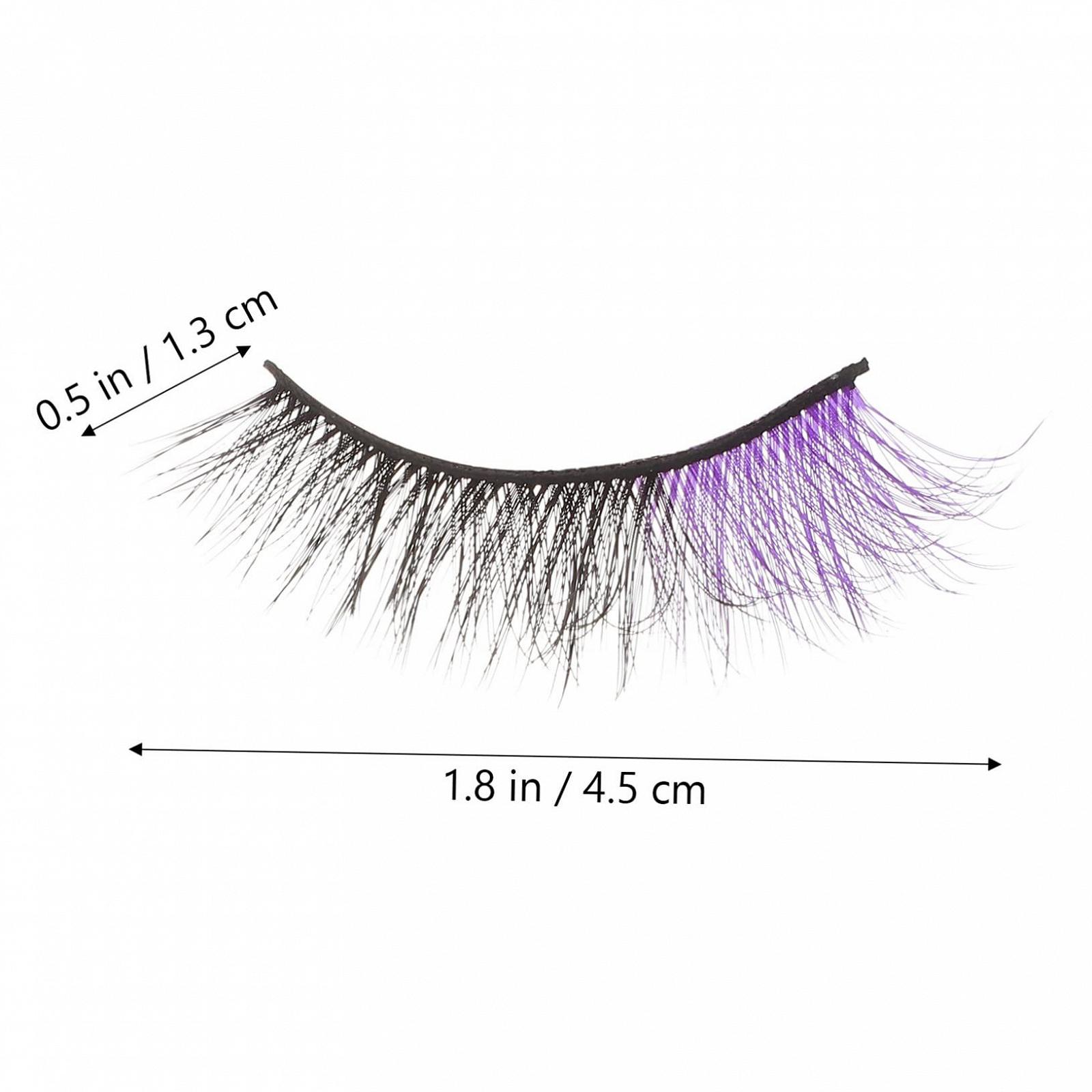 Штучні вії Angoily 25 Пурпурові, фото №2