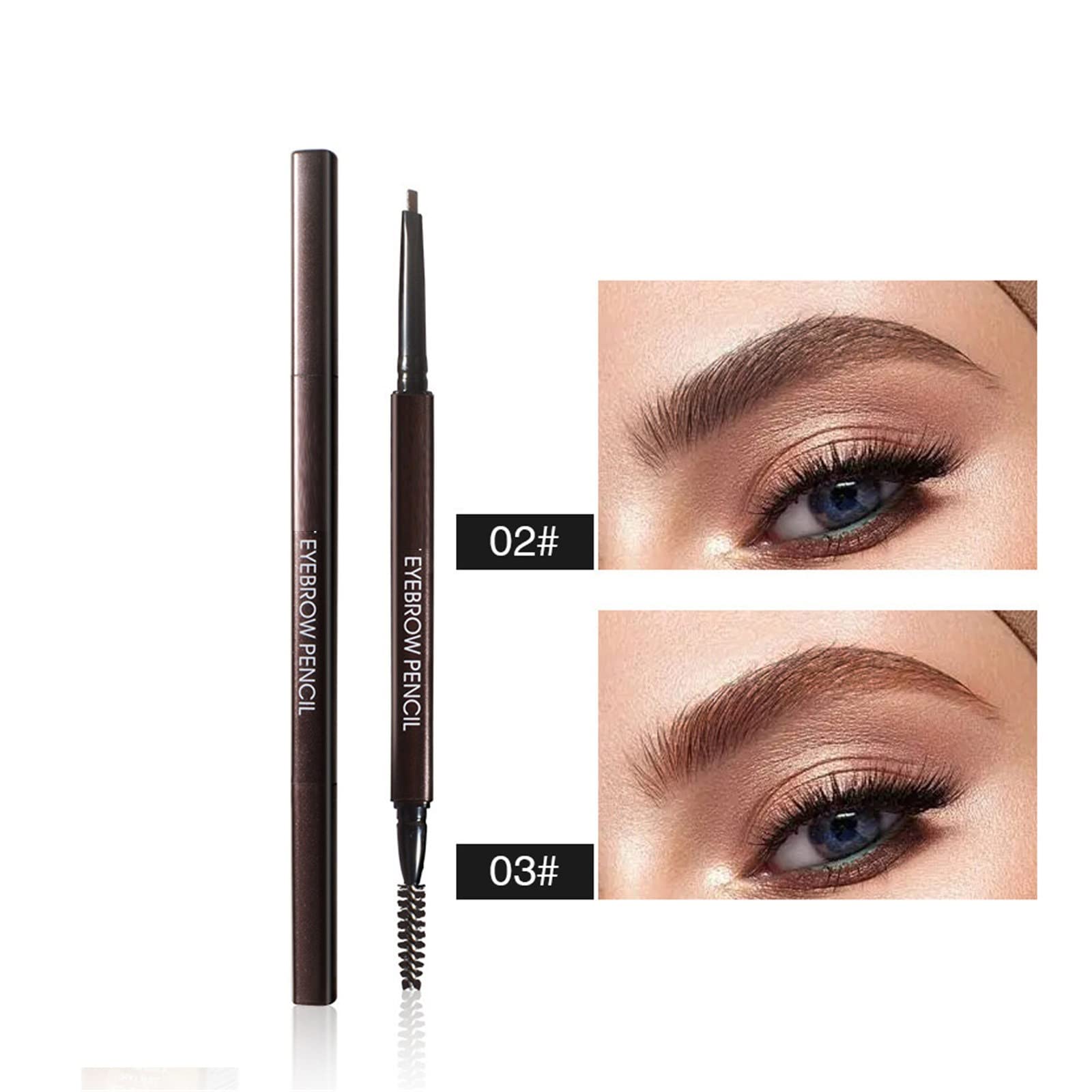 Карандаш для бровей Водостойкий Совместимый с кисточкой для растушевки бровей Долговечный Карандаш для бровей Гребешок для бровей Мужской (B, Один размер), фото №5