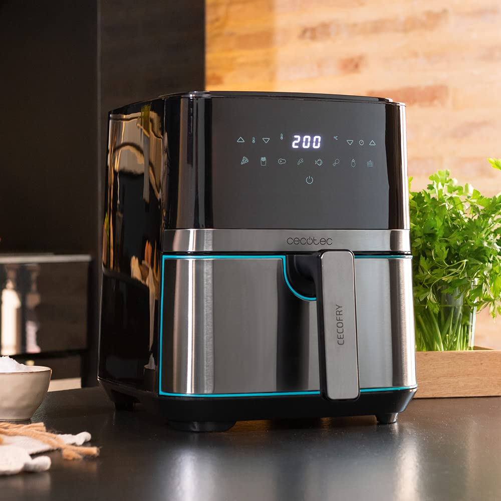 Мультипіч Cecotec Cecofry Full InoxBlack 5500 Pro Гаряче Повітря 5.5 Літра з аксесуарами, фото №2