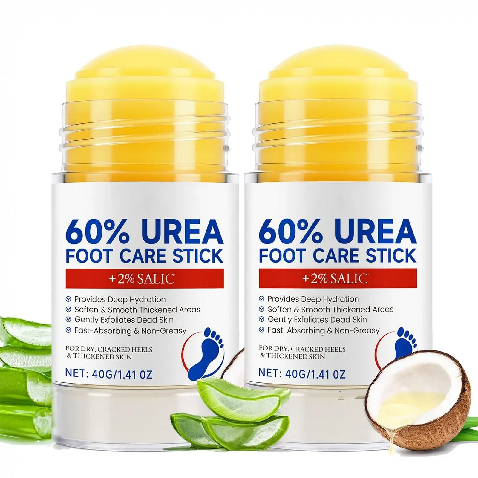 Крем для ног с 60% мочевиной для очень сухой, грубой и потрескавшейся кожи 60% Urea увлажняющий для стоп и рук, фото №1