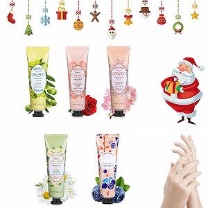 Крем для рук Набір Різдво, Набір кремів для рук, Різдвяні подарунки, 5 шт - Фото 1