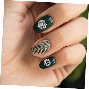 Патчи для ногтей из сплава 100 шт. Корона для украшения ногтей со стразами для творческого маникюра для дизайна ногтей и особых случаев synthetic.ua - Фото 1