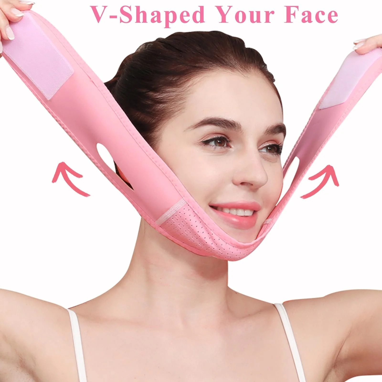 Маска для підтяжки V-подібної лінії обличчя для жінок та чоловіків. Багаторазовий засіб, фото №7