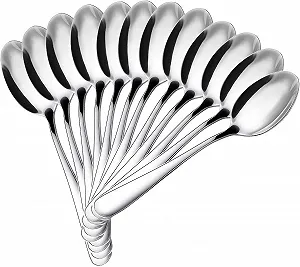 Ложка кофейная Tablespoon Маленькая ложка из нержавеющей стали, 12 см (12 штук, кофейные ложки) - Фото 1