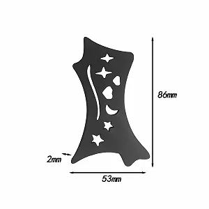Трафарет для підводки очей Milageto Багатофункціональний інструмент для макіяжу Чорний synthetic.ua - Фото 1