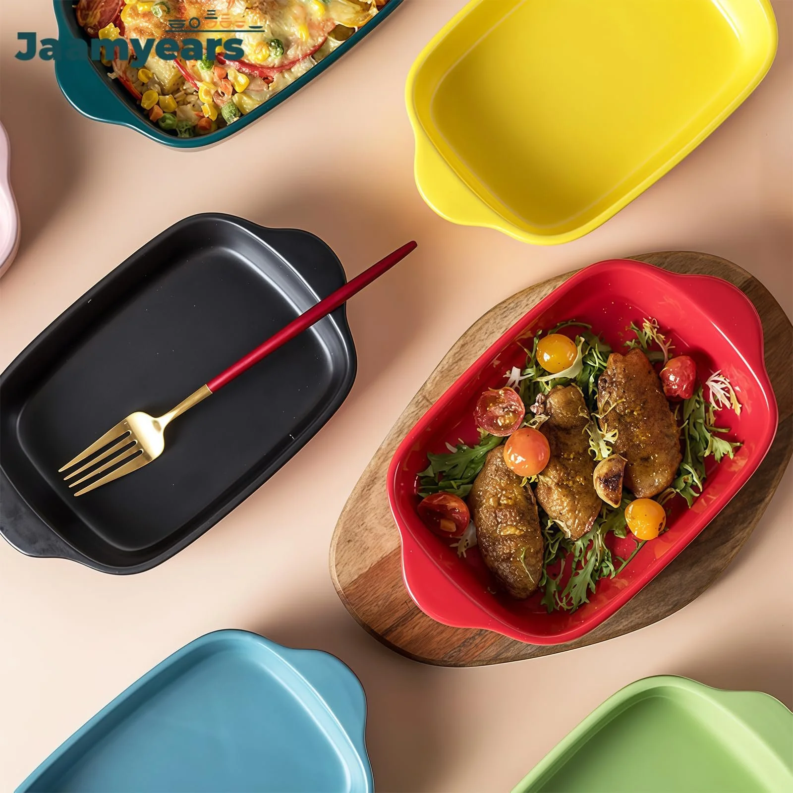 Форма для запікання прямокутна керамічна 650 мл, фото №6