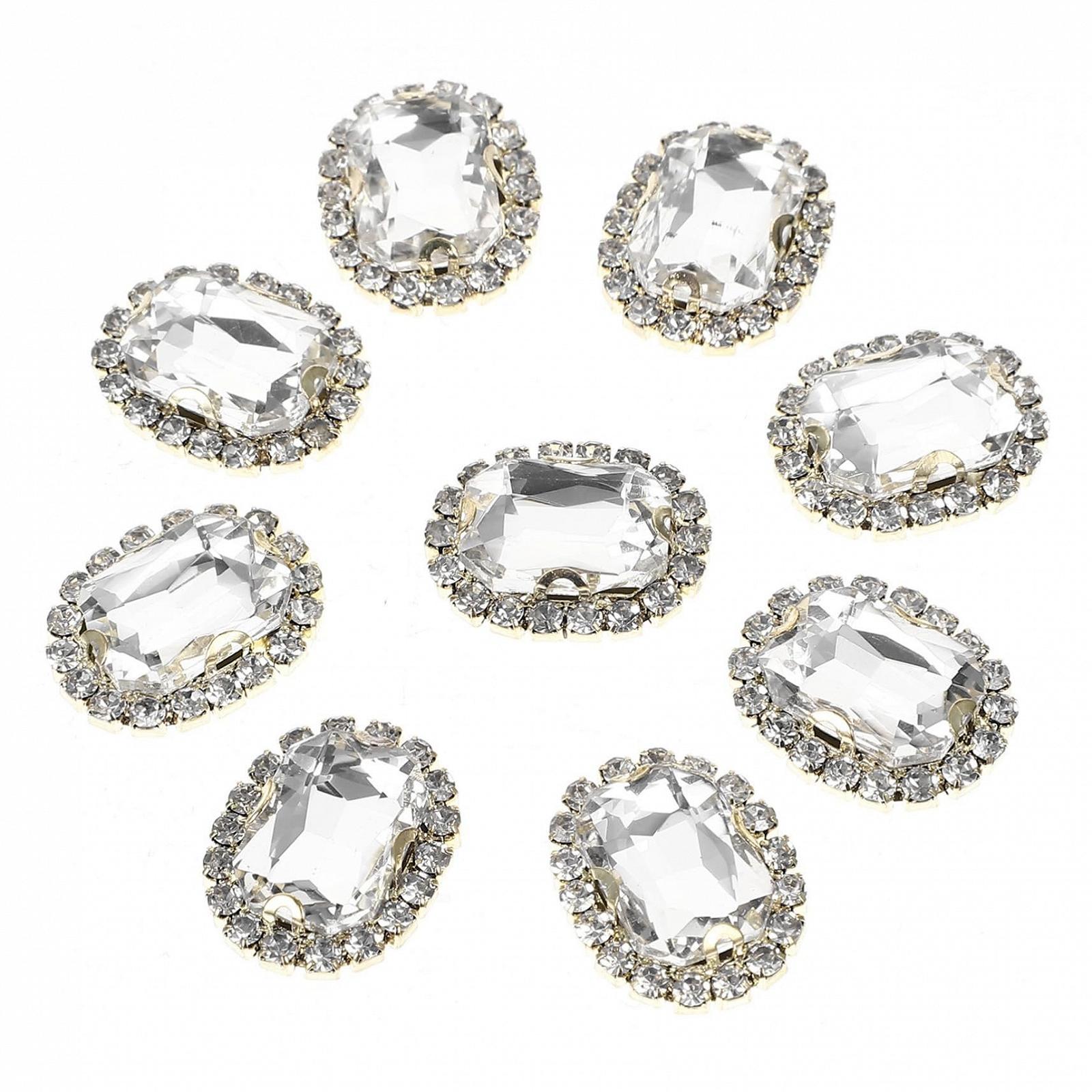 Стразы Стеклянные 20 шт., фото №1