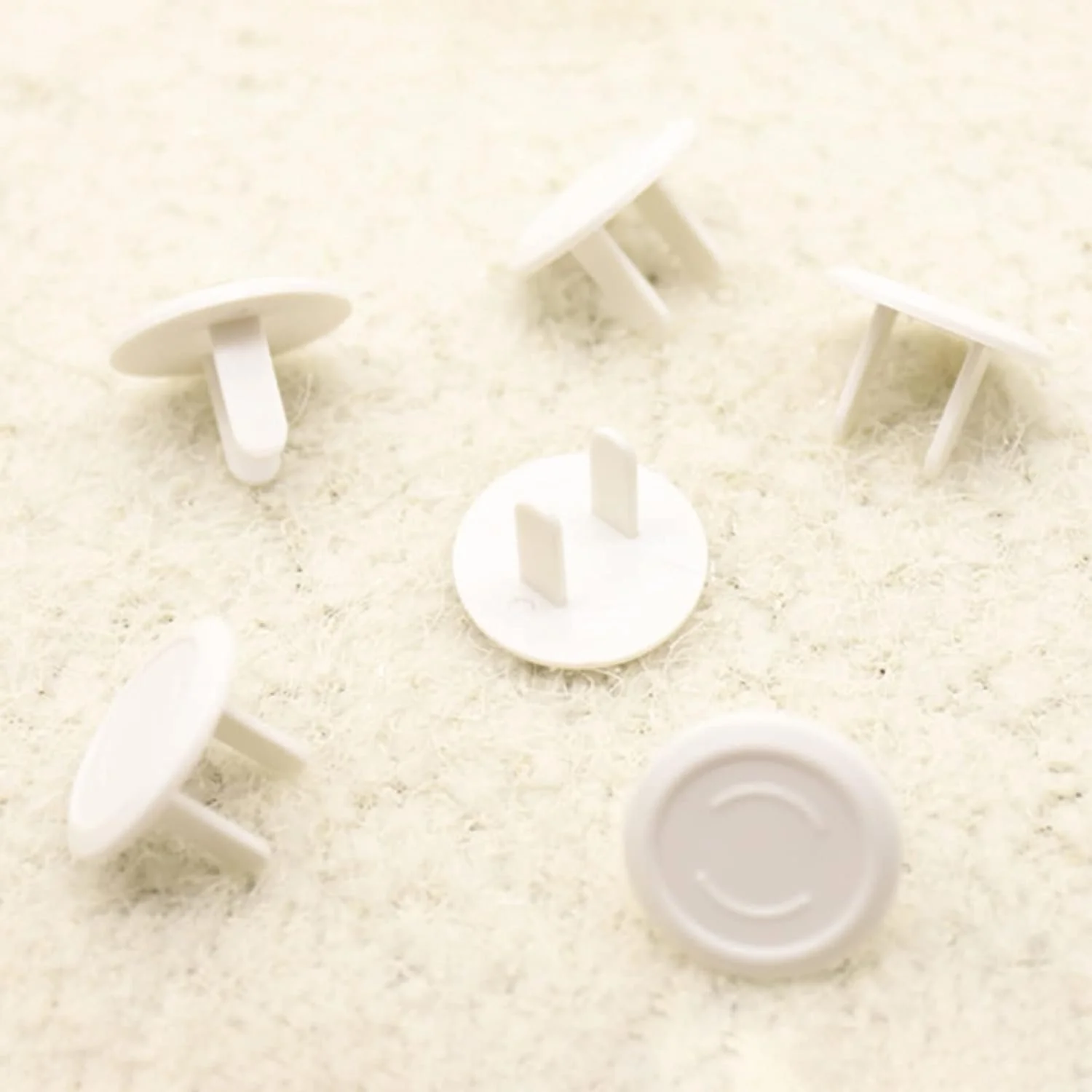 Заглушки для розеток защитные прозрачные пластиковые 12 шт. (прозрачный), фото №7