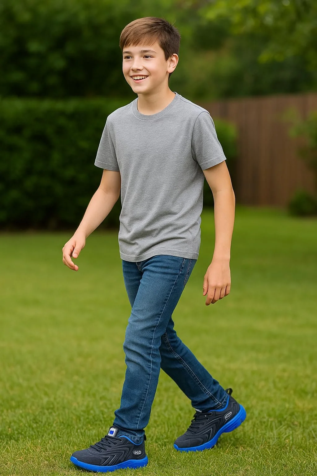 Кроссовки eplusm NASA для мальчиков - Легкая спортивная обувь с сетчатым верхом и амортизирующей подошвой - Детская обувь с космическим дизайном Размер 35-40, фото №2