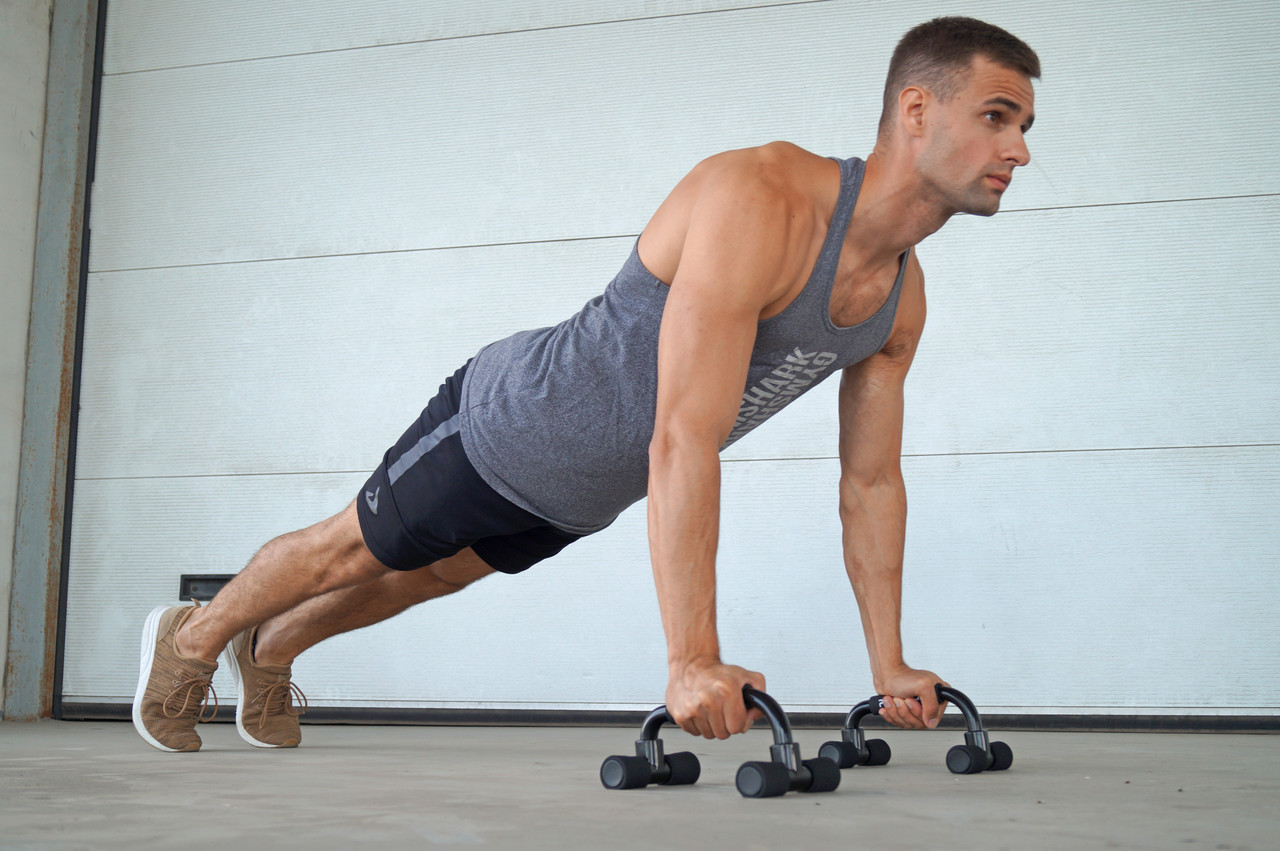 Упори для віджимань PowerPlay 4316 Push Up Bars пластикові Скошені, фото №4