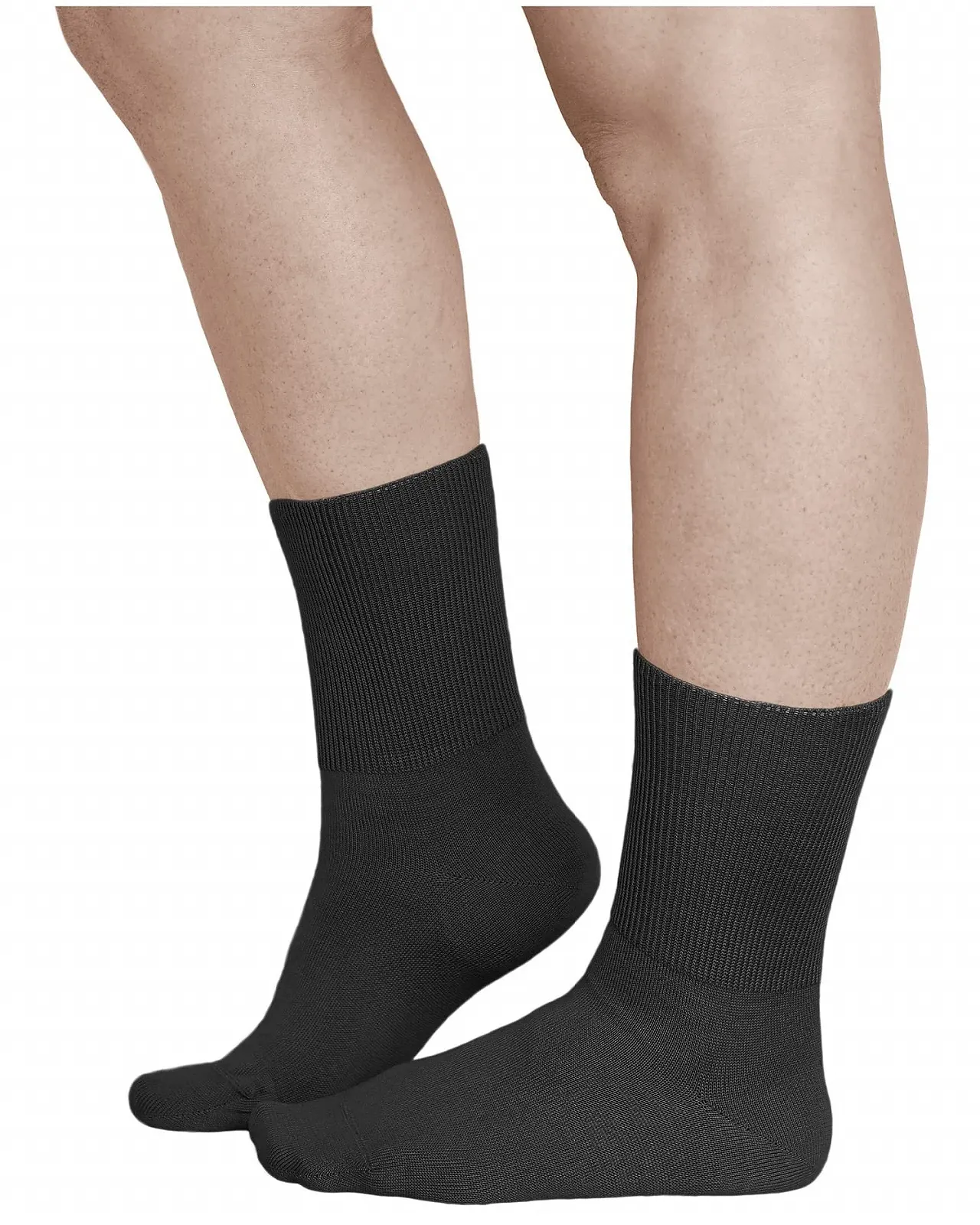 Диабетические носки vitsocks Женские Очень широкие без резинки (3 пары) Широкое голенище для отекших ног, хлопок, фото №9