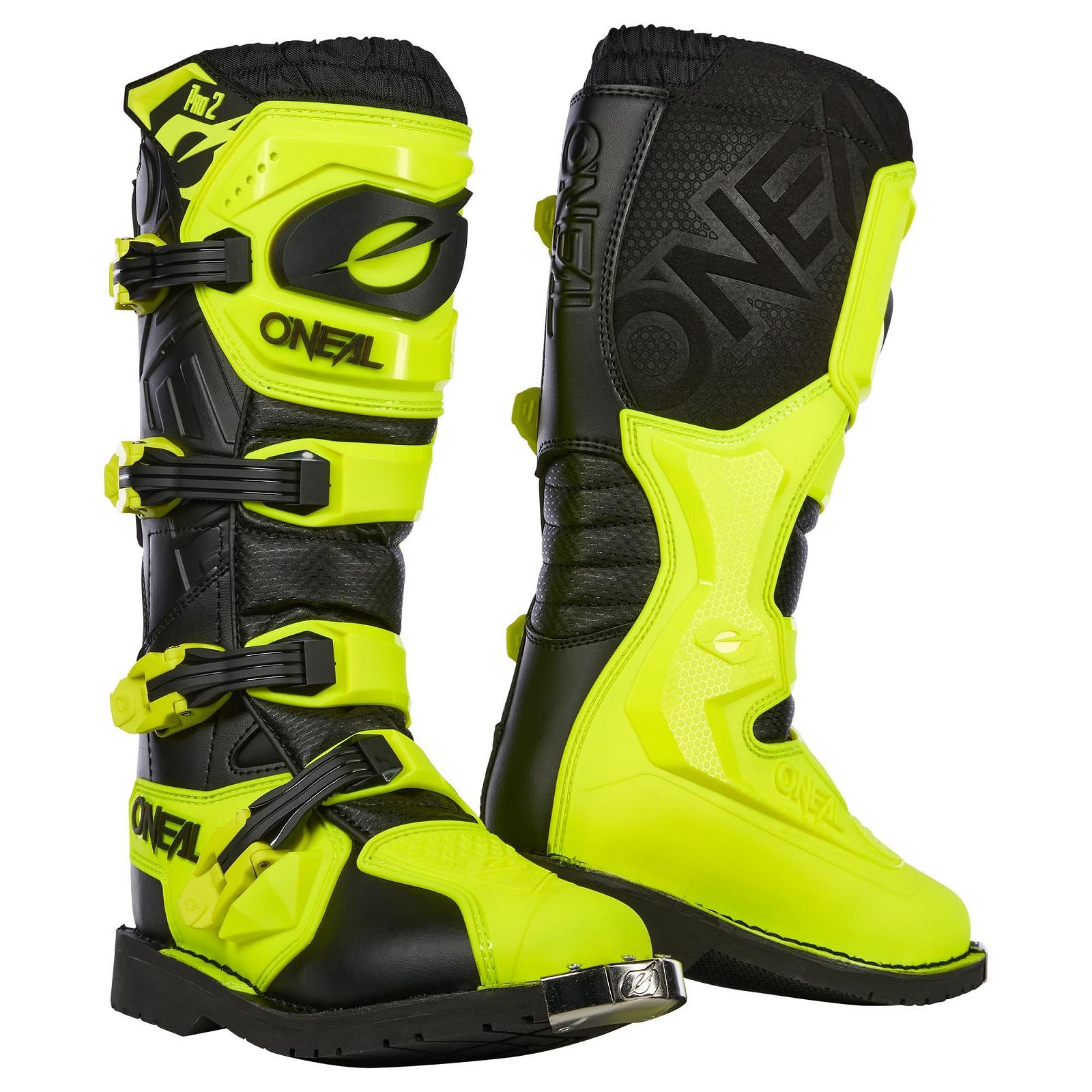 Мотоботи O'NEAL Rider Pro 2 Neon Yellow, фото №1