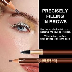 Олівець Eyebrow Booster Double Head Extremely Thin Triangular Для брів (B, One Size) synthetic.ua - Фото 1