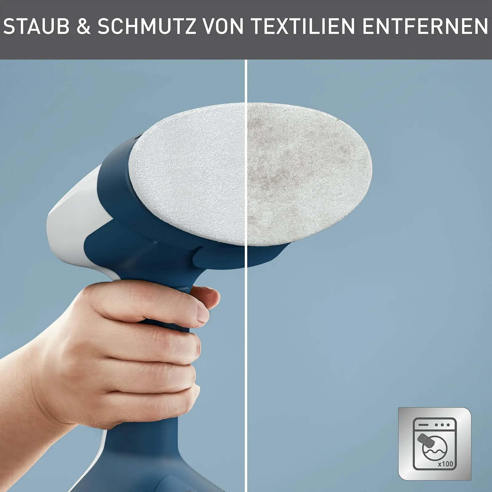 Вертикальный отпариватель Tefal Access Steam Easy DT7170 1400 Вт 25 г/мин Белый/Синий, фото №4