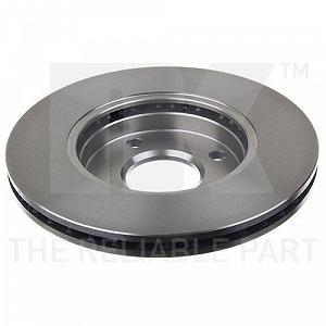 Гальмівний диск NK 202549 для FORD MAZDA VOLVO, передній міст synthetic.ua - Фото 1