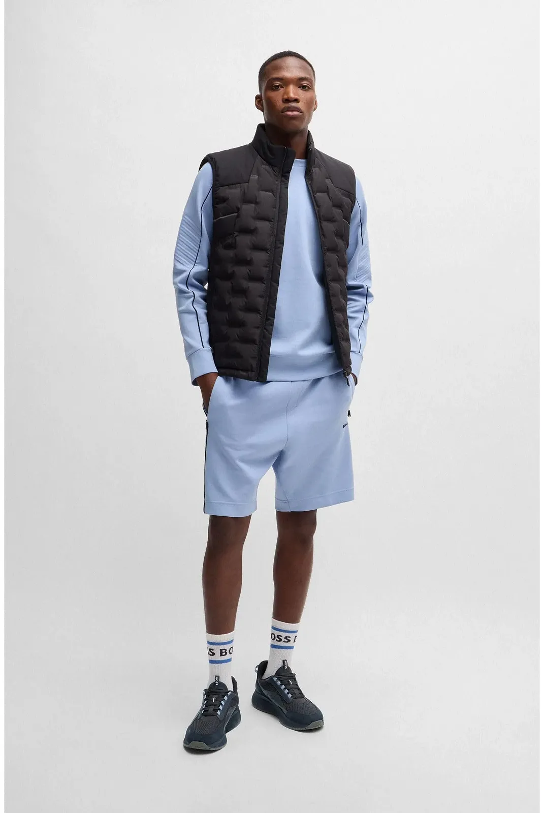 Кросівки BOSS Runn TTNM EVO Замша, Шкіра та Сітка з Підошвою "Ялинка", фото №3 Кросівки BOSS Runn TTNM EVO Замша, Шкіра та Сітка з Підошвою "Ялинка", фото №3