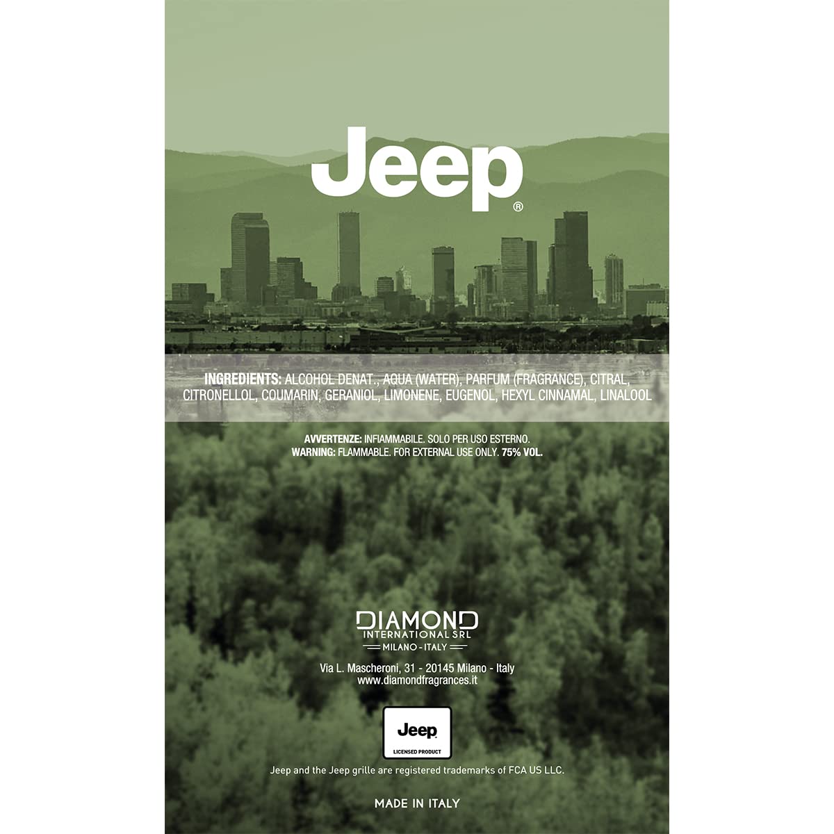 Туалетна вода JEEP Adventure для чоловіків Ароматична, деревна, квіткова 100 мл, фото №3