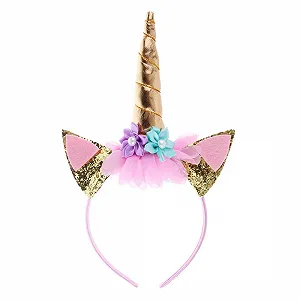 Обруч Єдиноріг Еластичний Єдиноріг Квітковий - Фото 1