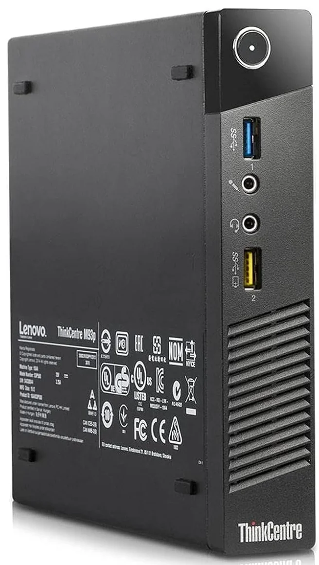 Міні ПК Lenovo ThinkCentre M93p / Intel Core i5-4570 / RAM 16GB / SSD 256GB / 1 x LAN / Wi-Fi 5 / Bluetooth 4.0 / Windows 10 Pro / Чорний, фото №2 Міні ПК Lenovo ThinkCentre M93p / Intel Core i5-4570 / RAM 16GB / SSD 256GB / 1 x LAN / Wi-Fi 5 / Bluetooth 4.0 / Windows 10 Pro / Чорний, фото №2