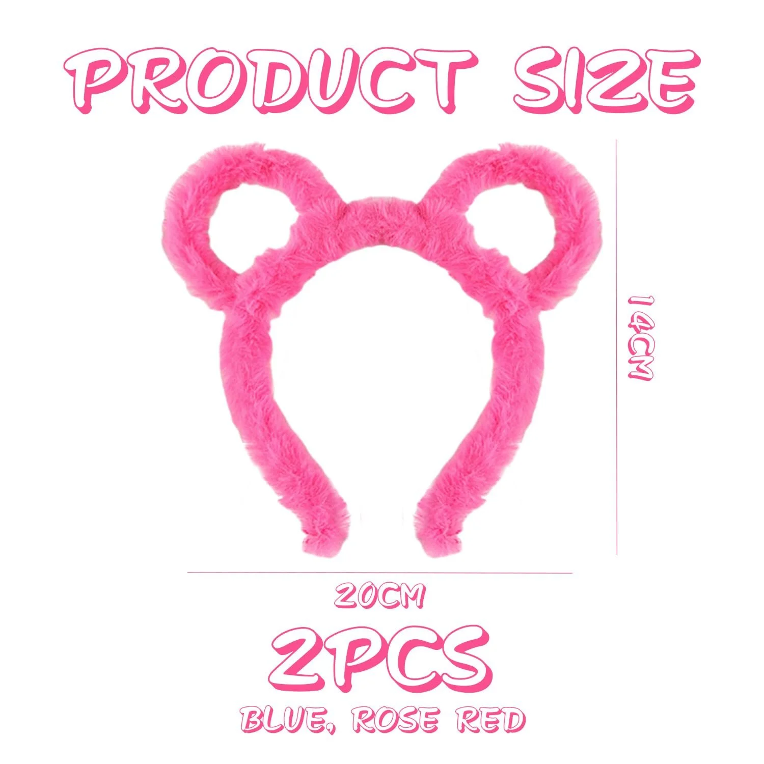 Обруч на голову Плюшева з вушками ведмедика, фото №2