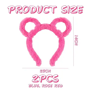 Обруч на голову Плюшева с ушками мишки synthetic.ua - Фото 1