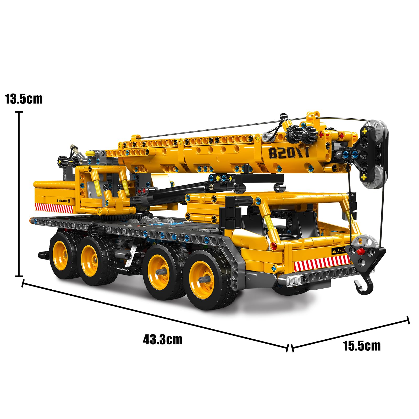 Конструктор Mould King 17058 Crane Static Version 997 деталей, фото №2