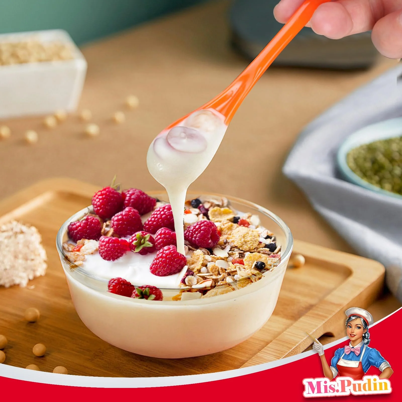 Ложки Пластикові Кольорові 12.5 x 2.3 cm, набір 20 шт, фото №3