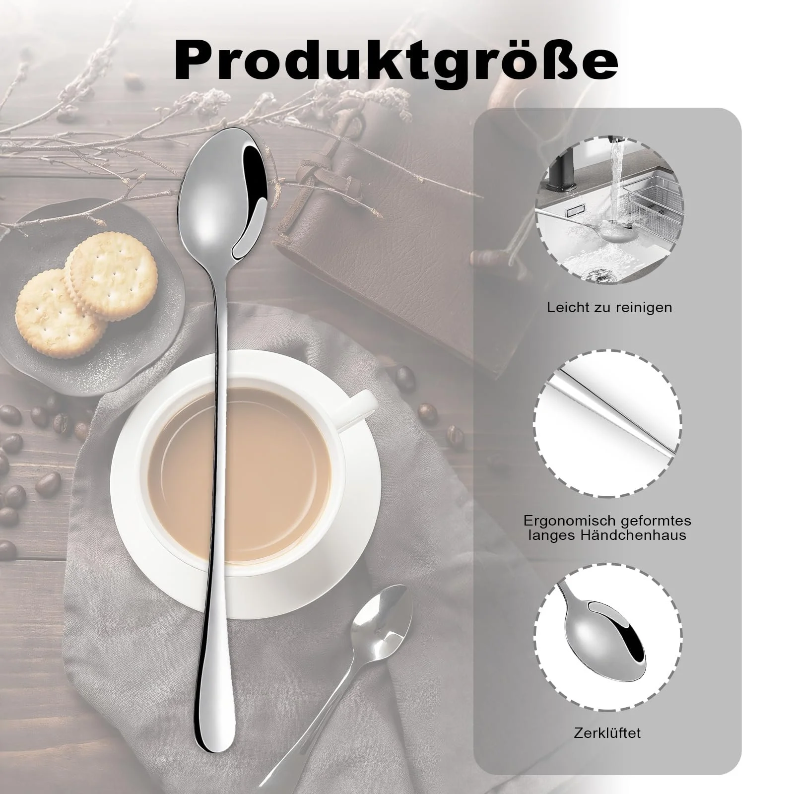 Ложка для лате макіато набір, фото №3