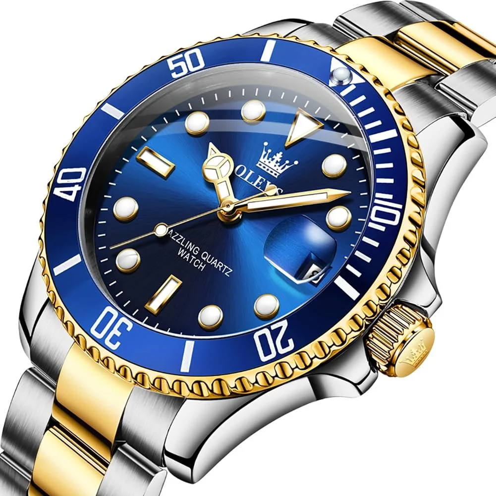 Чоловічий годинник OLEVS Кварцовий Аналоговий Водонепроникний Люмінесцентний, фото №3 Чоловічий годинник OLEVS Кварцовий Аналоговий Водонепроникний Люмінесцентний, фото №3