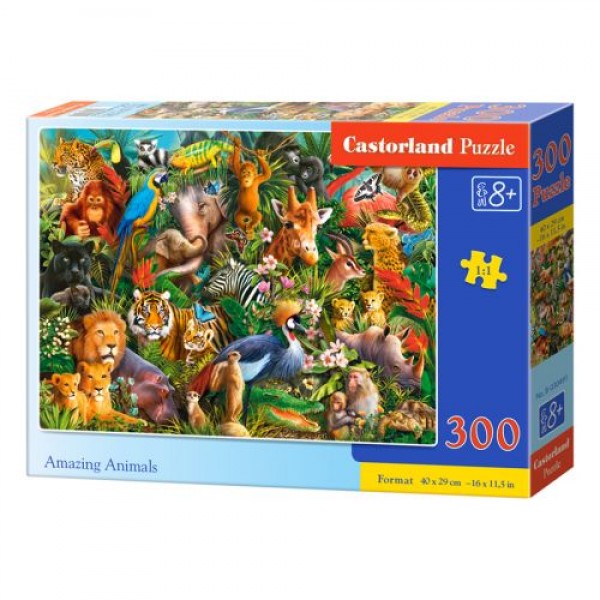 Пазлы Удивительные животные 300 элементов, фото №1 Пазлы Удивительные животные 300 элементов, фото №1