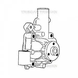 Водяной насос системы охлаждения TRISCAN 8600 10935 для ALFA ROMEO FIAT IVECO OPEL SEAT synthetic.ua - Фото 1