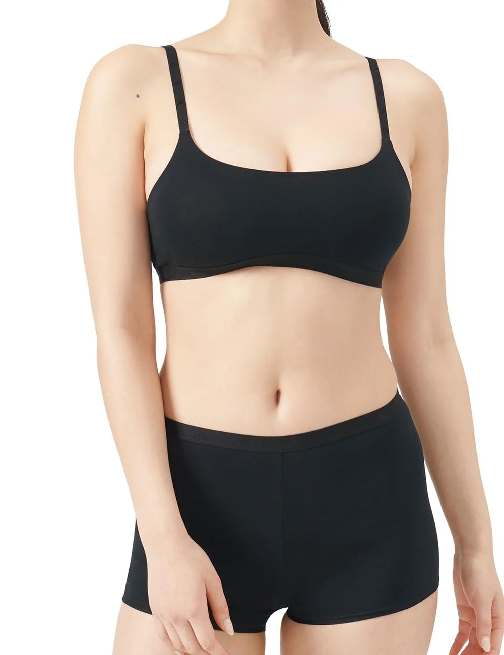 Бюстгальтер-бралетт Sport Active Essentials Cotton комфортний з глибоким вирізом, фото №4