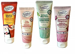 Крем для рук Dresdner Essenz Mix Ich w", Sensitive Hand Cream, Sooo Soft, Sensitive Hand Cream, Invigorating Aloe Vera, Sensitive Hand Cream, Soft Peony - Фото 1